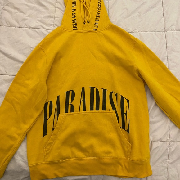 Paradise Yellow hoodie - Picture 1 of 2